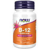 NOW Foods B-12 2,000 mcg - 100 Lozenges